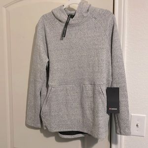 Lululemon, new with tags,  Men’s At Ease Hoodie, size small,  light grey